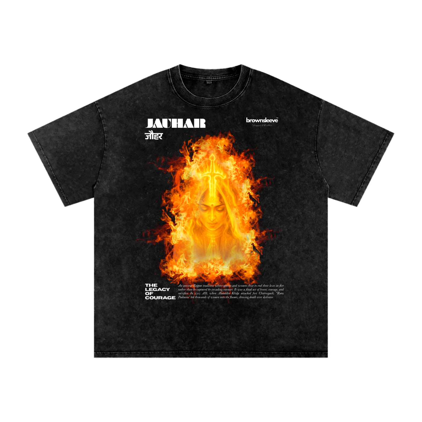 JAUHAR - SNOW WASH LOOSE TEE
