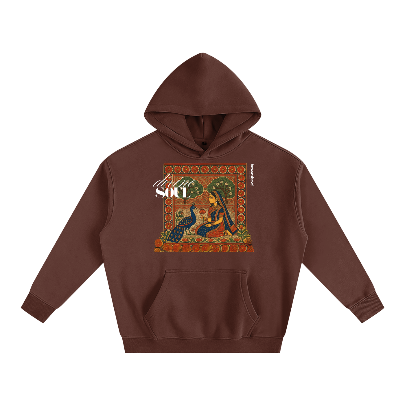 DIVINE SOUL - OVERSIZED FLEECED HOODIE