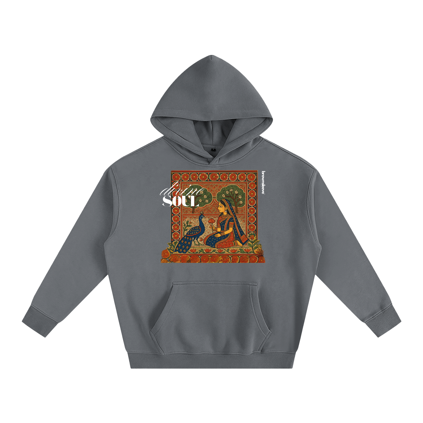 DIVINE SOUL - OVERSIZED FLEECED HOODIE