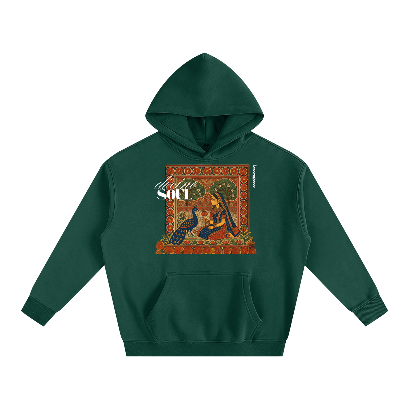 DIVINE SOUL - OVERSIZED FLEECED HOODIE