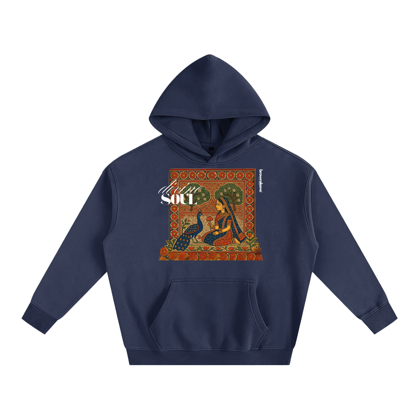 DIVINE SOUL - OVERSIZED FLEECED HOODIE