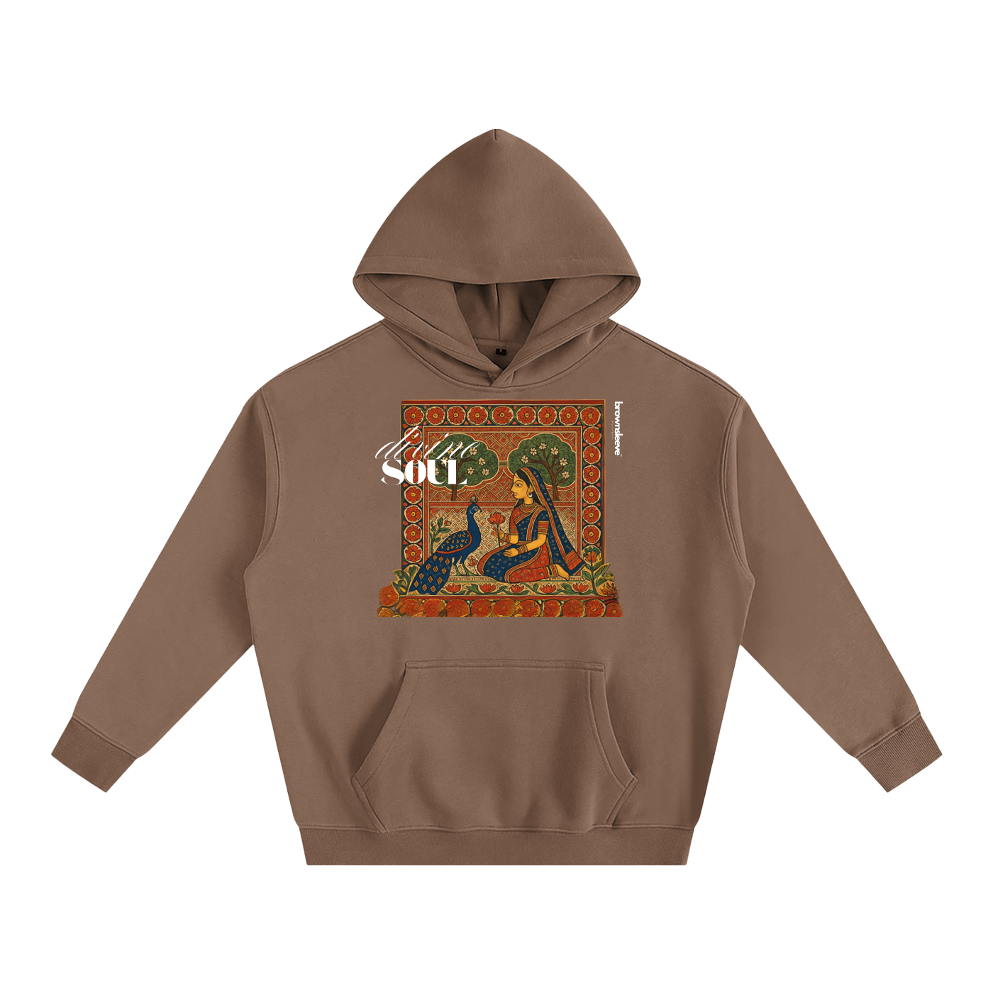 DIVINE SOUL - OVERSIZED FLEECED HOODIE