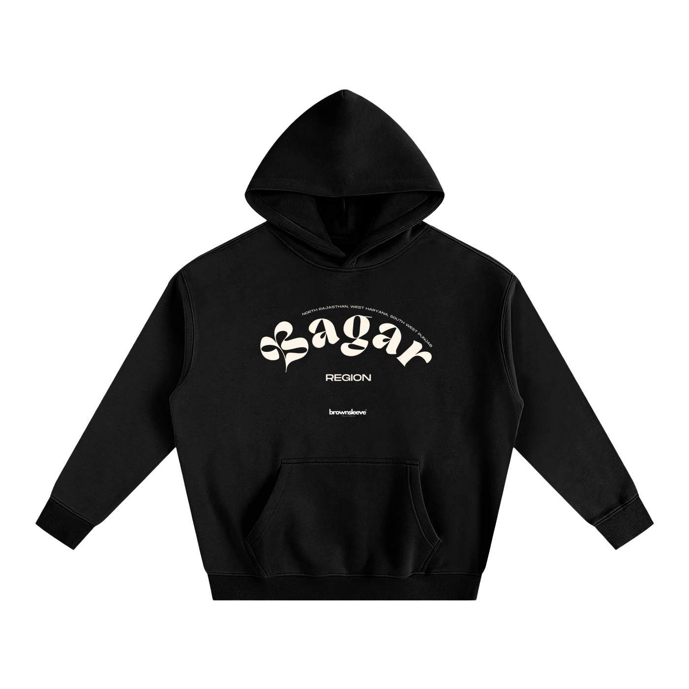 BAGAR - OVERSIZE FLEECED HOODIE