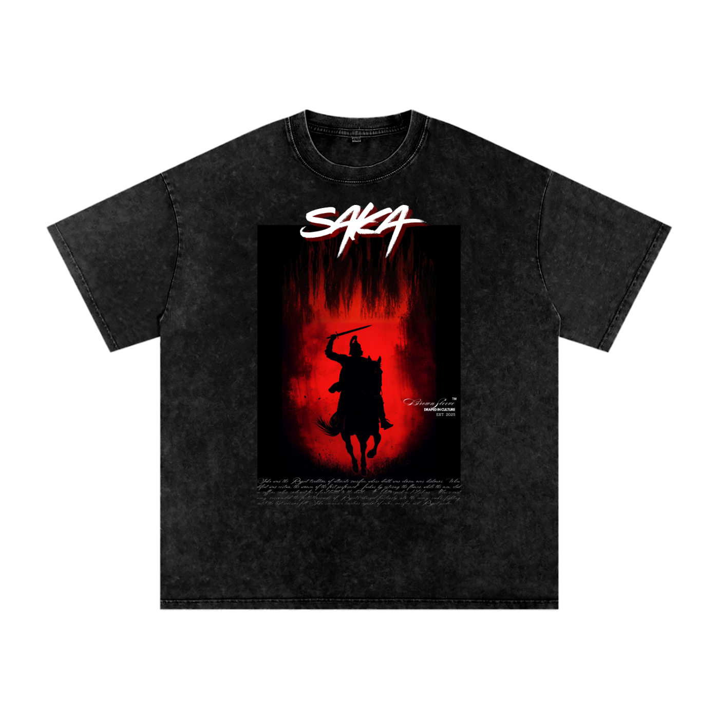 SAKA - SNOW WASH LOOSE TEE