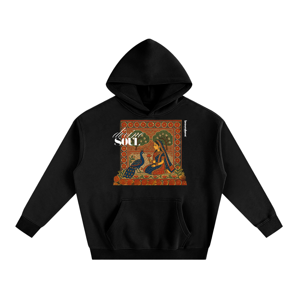 DIVINE SOUL - OVERSIZED FLEECED HOODIE