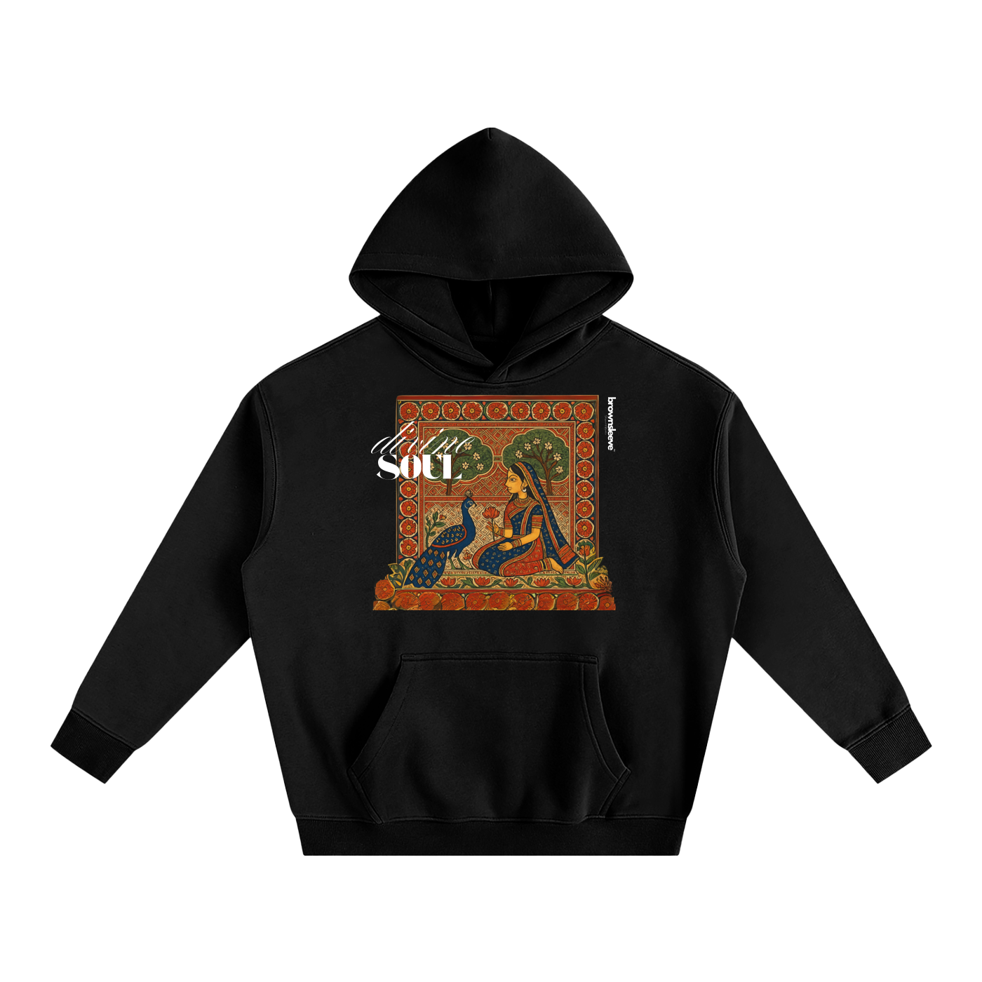 DIVINE SOUL - OVERSIZED FLEECED HOODIE