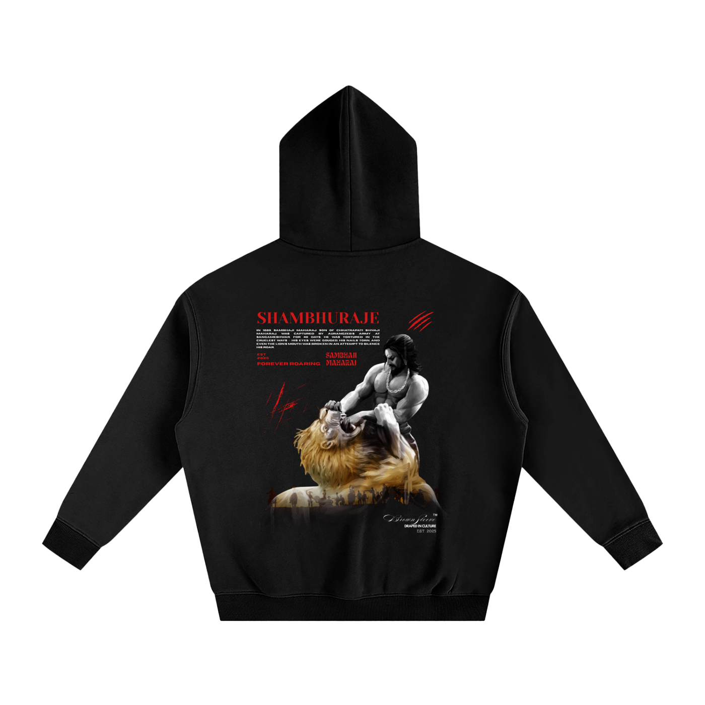 SHAMBHURAJE - OVERSIZED FLEECED HOODIE